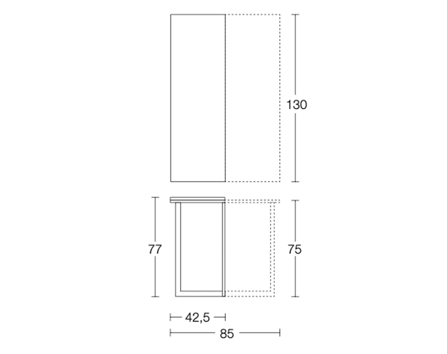 Falda Console Table
