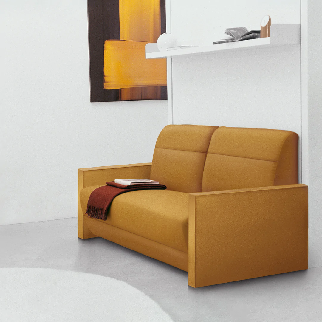Murphy bed with sofa for small spaces