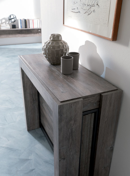 Micro Console Dining Table closed close up