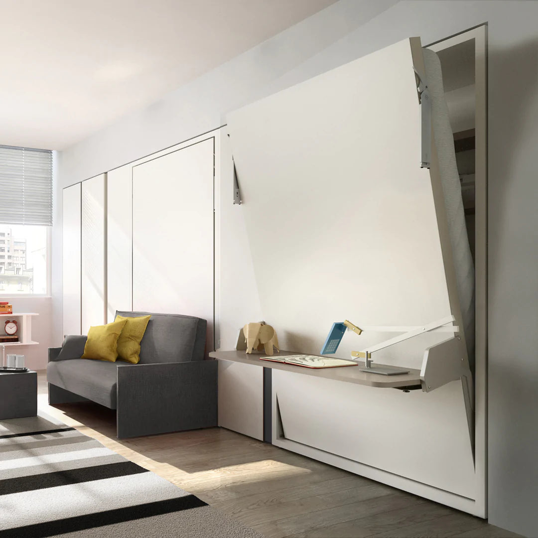 CLEI intermediate Altea Sofa 120 wall bed and Altea Board 120