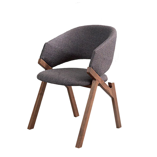 Byron dining chair, white background.