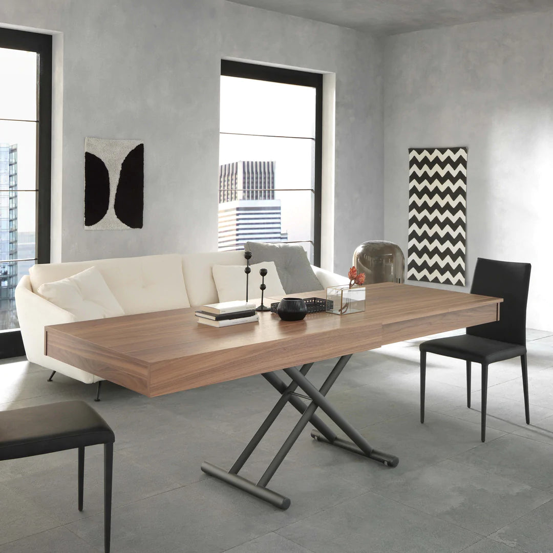 Passo table at dining height, and extended.