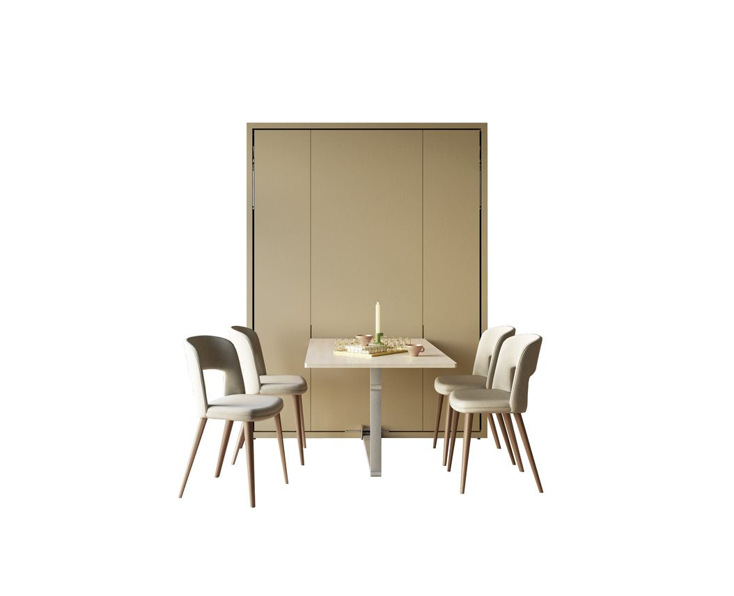 Clei Ulisse Dining wall bed with integrated dining table, closed.