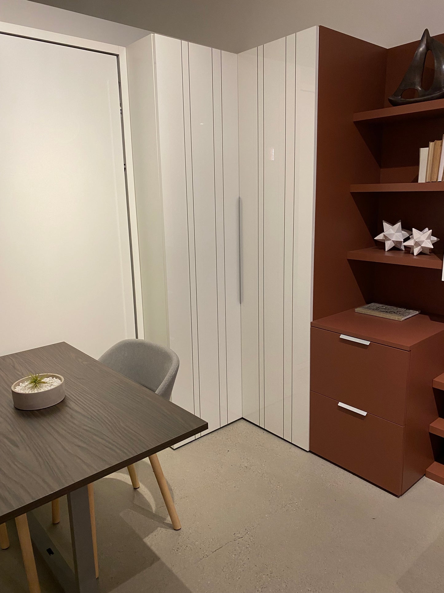 Corner Wardrobe Storage Configuration