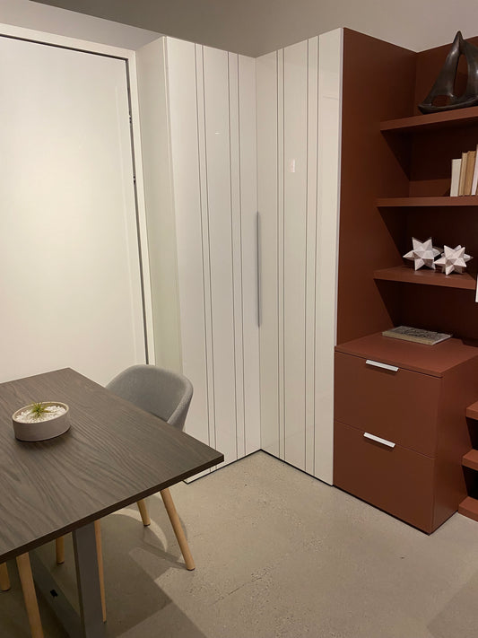 Corner Wardrobe Storage Configuration