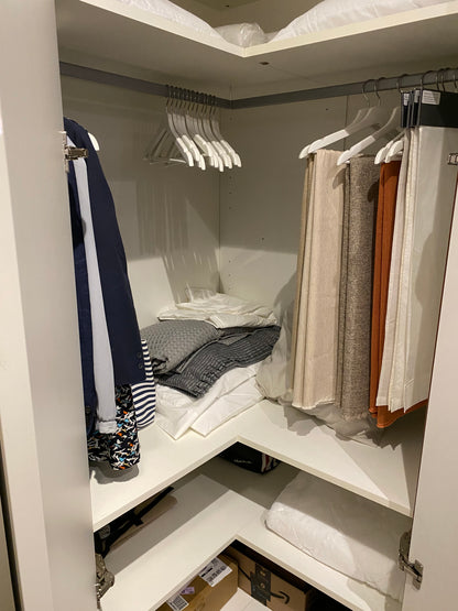 Corner Wardrobe Storage Configuration