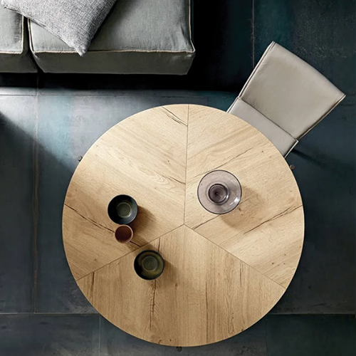 Dining table from above