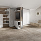 Wall bed with TV rotating