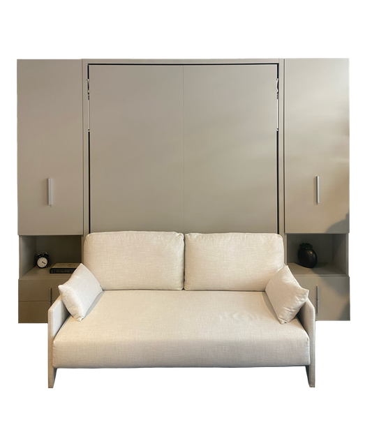Penelope Sofa Wall Bed with Storage Cabinets