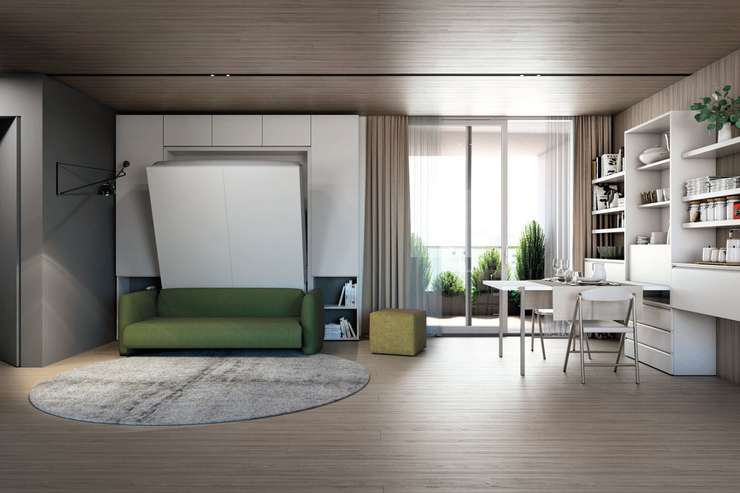 Modern Wall Beds with Sofas - Resource Furniture Canada