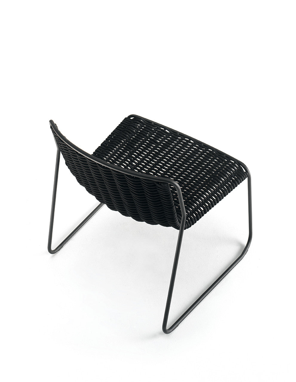 Stackable lounge chair on white background