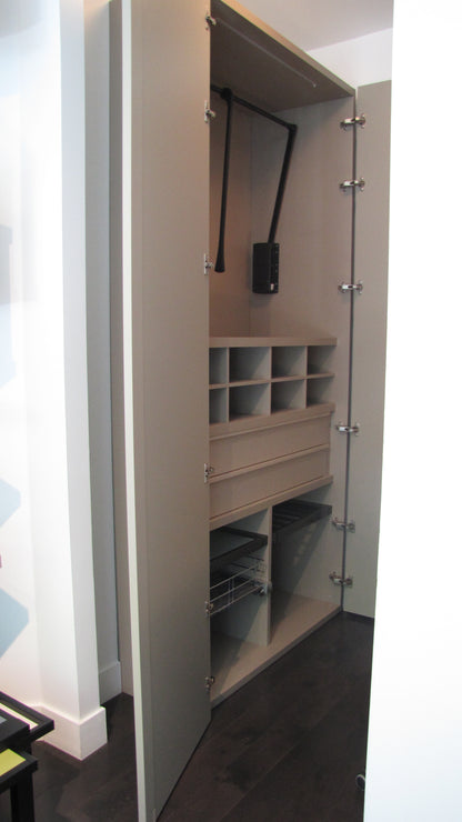 Tall Glass Door Wardrobe