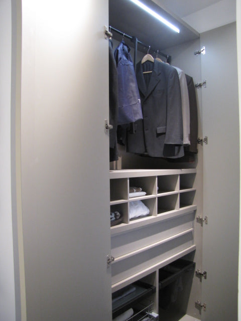 Tall Glass Door Wardrobe