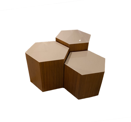 Hexagonal Side Tables