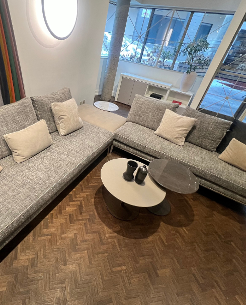 Byron Sofa with Ottoman