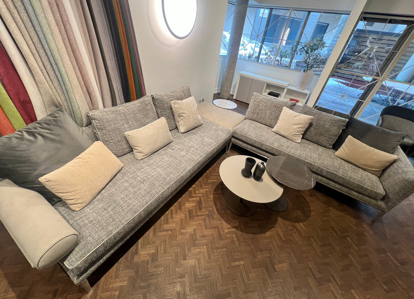 Byron Sofa with Ottoman