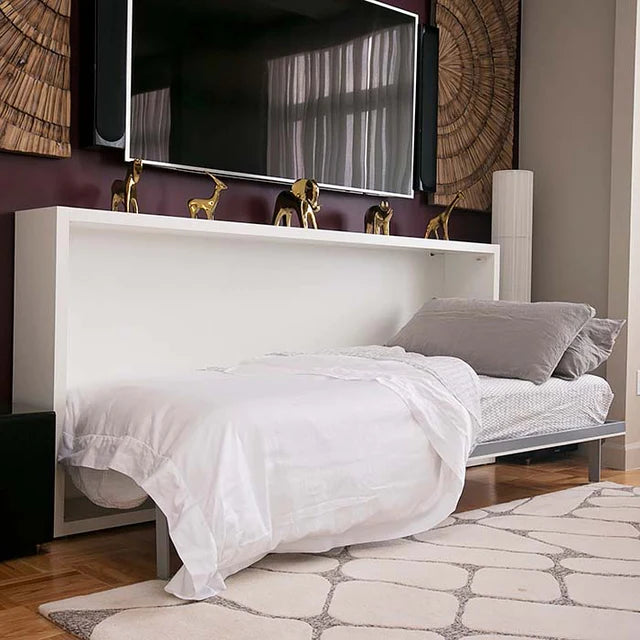 CLEI Kali single plain horizontal wall bed open