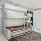 CLEI Kali Duo Sofa - horizontal wall bunk bed with sofa open