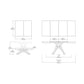 Technical drawing of Brooklyn coffee table with dimensions.