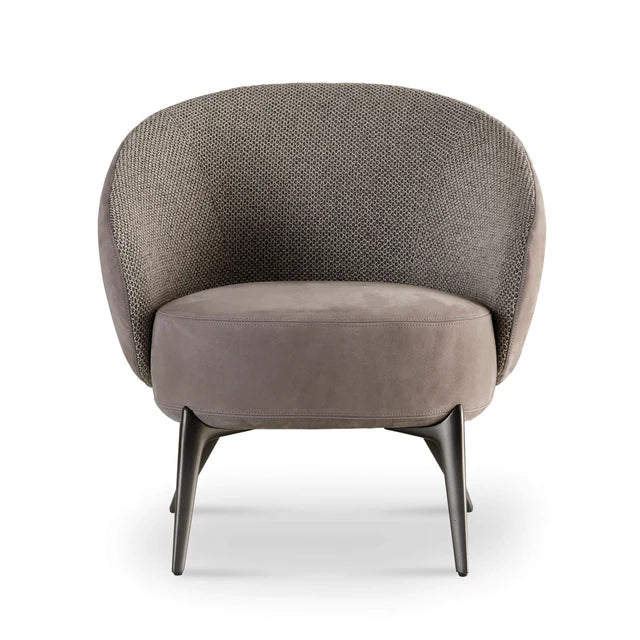 Helen armchair, white background.