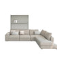 CLEI Tango Sectional Sofa - wall bed with sofa - closed