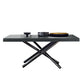 Extendable dining table Celsius, white background.