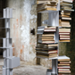 Unique bookcase storage unit.