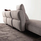 Cosy sofa with reclining backrests.